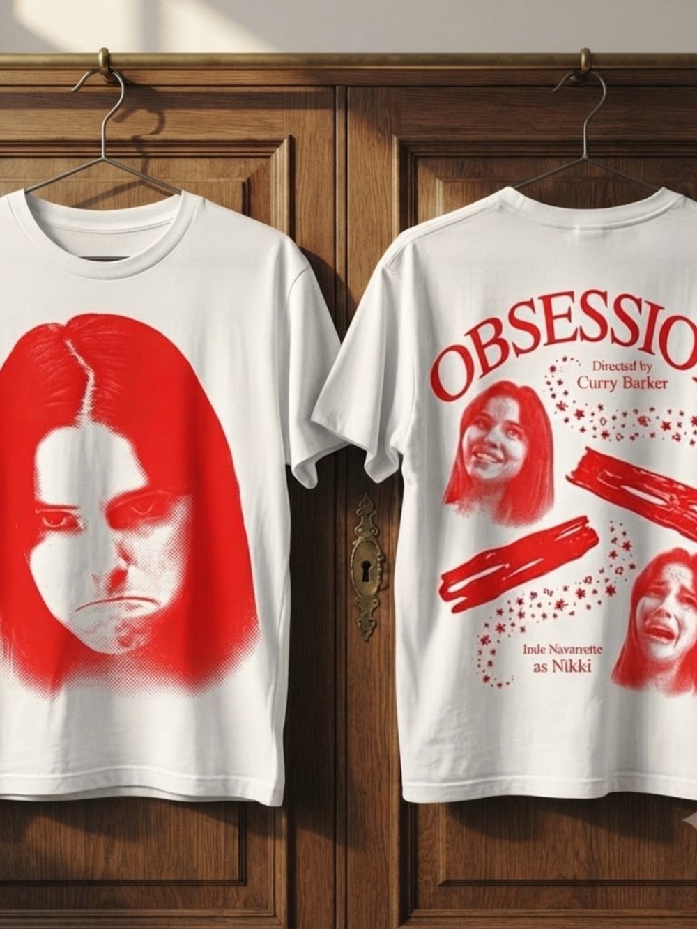 White 'Obsession' Graphic Short-Sleeve Tee